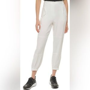 DKNY Zip Cuff Woven Joggers